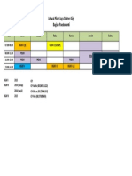 Jadwal Piket Dan Kuliah