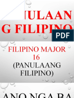 Panulaang Filipino