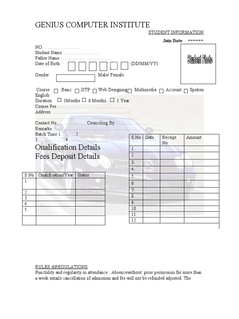 Genius Computer Institute | PDF