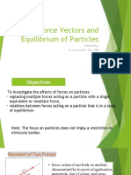 Force Vectors and Equilibrium of Particles: Prepared By: Dr. Emmanuel G. Blas, RME