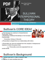 Sullivan Interpersonal Theory: Respond Efficiently To Different Behavior