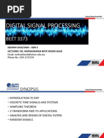 Chapter 1 Introduction To DSP