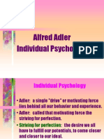 Alfred Adler Individual Psychology