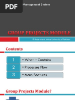 Learning Management System: IT Department, Virtual University of Pakistan