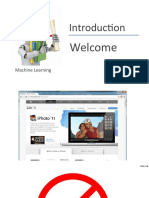 Welcome: Machine Learning