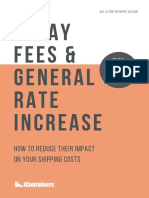 Reducing Impact of Delay Fees and GRIs on Shipping Costs