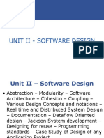 Unit II - Software Design