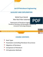 Fundamentals of Petroleum Geology and Exploration