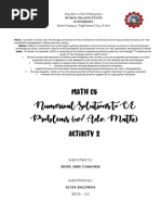 Numerical Solutions To CE Problems (W/ Adv. Math)