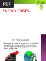 Enery Crises