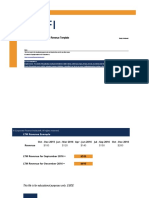 Last Twelve Months (LTM) Revenue Template: Strictly Confidential