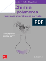 Chimie Des Polymeres Exercices Et Problemes Corriges 2 Ed - Sommaire PDF