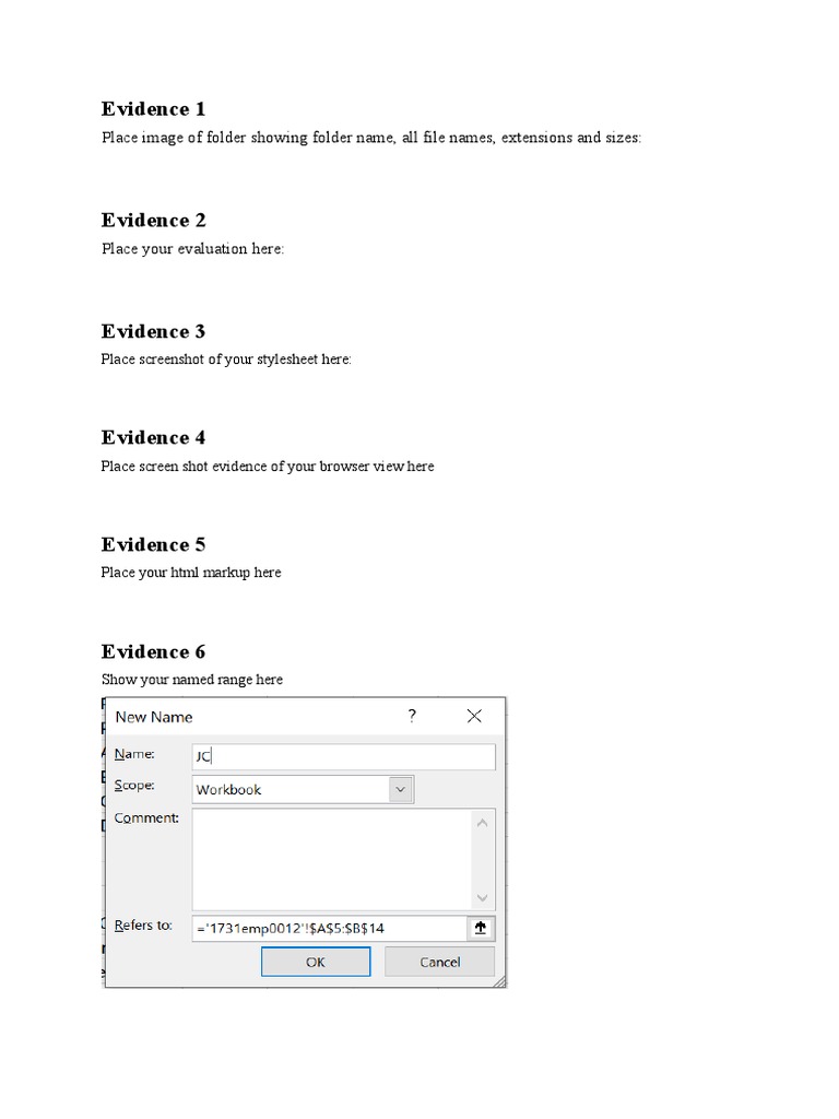 Web Development Evidence Compilation | PDF