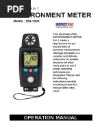 Environment Meter: Operation Manual