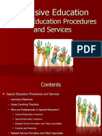 IE - Special Education Procedures and Services