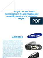 How Did You Use New Media Technologies in The Construction and Research, Planning and Evaluation Stages?