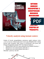 Analasis Kecepatan Mekanisme Mesin Dengan Metode Icov