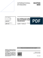 ISO - FDIS - 6848-2004-Clasificação Eléctrodos de Tungsténio PDF