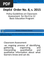 Official MATATAG Weekly Lesson Log Format | PDF | Learning | Curriculum