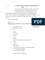 2.5.b. Instrument Pentru Evaluarea Competențelor (210 Min)