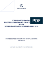 Studieordning For Professionsbacheloruddannelsen Som Socialrådgiveruddannelsen 2020