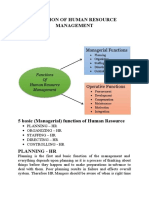 Functions of HRM