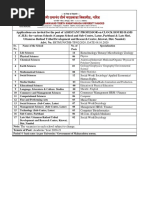 The Vacancies in Each School Subject To Change