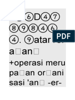 # D - Atar /el A An : +operasi Meru Pa An or Ani Sasi 'An - Er