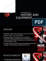 History and Equipment: Basketball