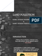 Land Pollution: Name: Afsana Sharmin Binti & Name: Afsana Ferdousi