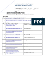 Lovely Professional University, Phagwara INSTRUCTIONAL PLAN (For Lectures)