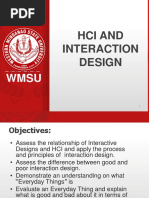 HCI and Interation Design PDF