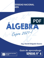 Algebra - Cepre 2021-I - Semana 4 PDF