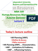 MBA 509-1 HRM Lecture 3 IUB Final