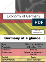 Economy of Germany: MEV-18a Kostelnyk Yuliia