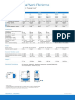 Genie GR 12, GR 15, GR 20 Specifications