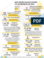 Calendario Posgrados Medicos 2021