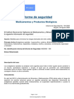 INVIMA Informe de Seguridad No - #184-2020 OPIACEOS