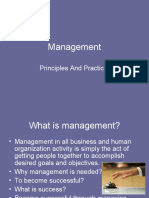 Management: Principles and Practice