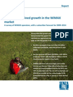 Senza Fili Reaching Sustained Growth in The Wimax Market