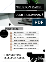 Kelompok 5 - Telepon Kabel - Kelas B