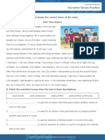 9TH Grade Narrative-Tenses-Practice PDF