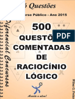 500 Questões Comentadas - RACIOCÍNIO LÓGICO PDF