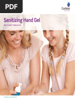 Sanitizing Hand Gel: With Purac Sanilac 80