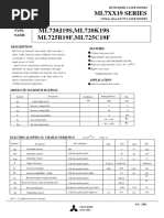 MITSUBISHI 1310nm InGaAsP FP LASER DIODES