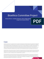 Bioethics Committee Project