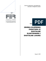 Zbirka Riješenih Zadataka Iz Digitalne Elektronike I Digitalne Logike