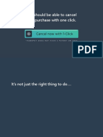 You Should Be Able To Cancel That Purchase With One Click.: Hubspot Does Not Have A Patent On This