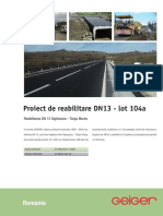 Proiect de Reabilitare DN13-lot104a