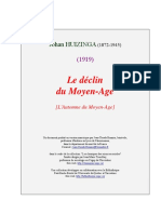 Huizinga - Le Declin Du Moyen Age PDF